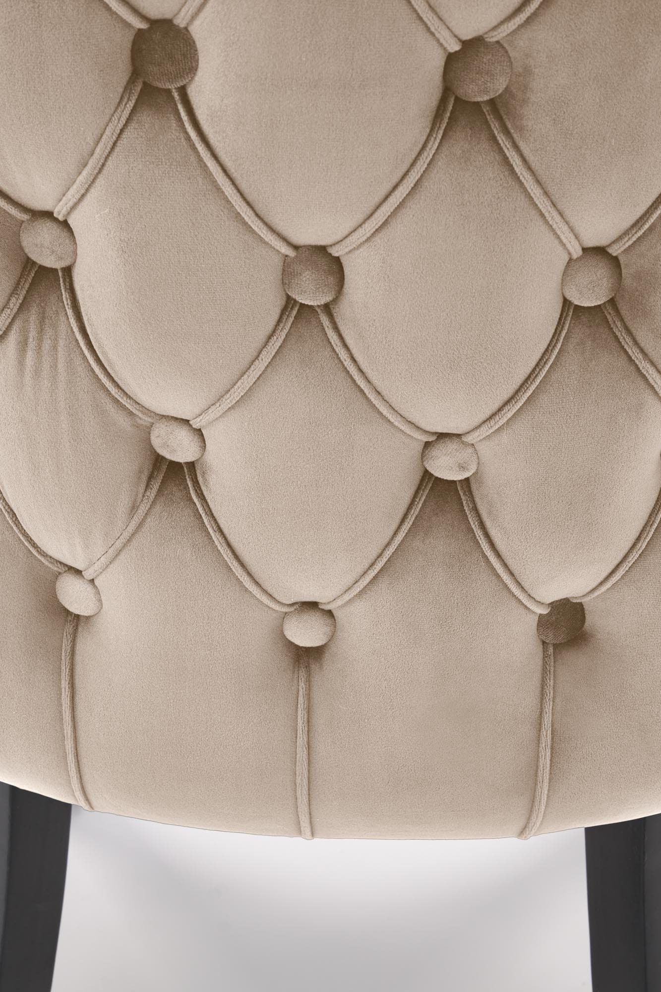 Sedia da pranzo in velluto Alda Beige (7)