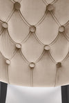 Sedia da pranzo in velluto Alda Beige (7)