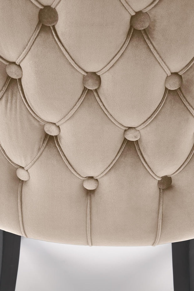 Sedia da pranzo in velluto Alda Beige (7)