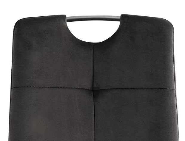 Sedia da pranzo in velluto Axo Nero (1)