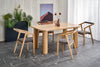 Sedia da pranzo in velluto Azulis Grigio (2)