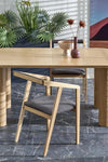 Sedia da pranzo in velluto Azulis Grigio (5)