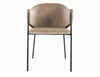 Sedia da pranzo in velluto Bono Beige (1)