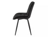 Sedia da pranzo in velluto Cherry II Nero (2)