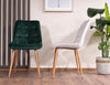 Sedia da pranzo in velluto Chic D Verde (2)