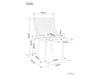 Sedia da pranzo in velluto Colin B Beige (1)