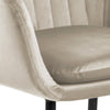 Sedia da pranzo in velluto Emilia Beige (5)