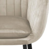 Sedia da pranzo in velluto Emilia Beige (7)