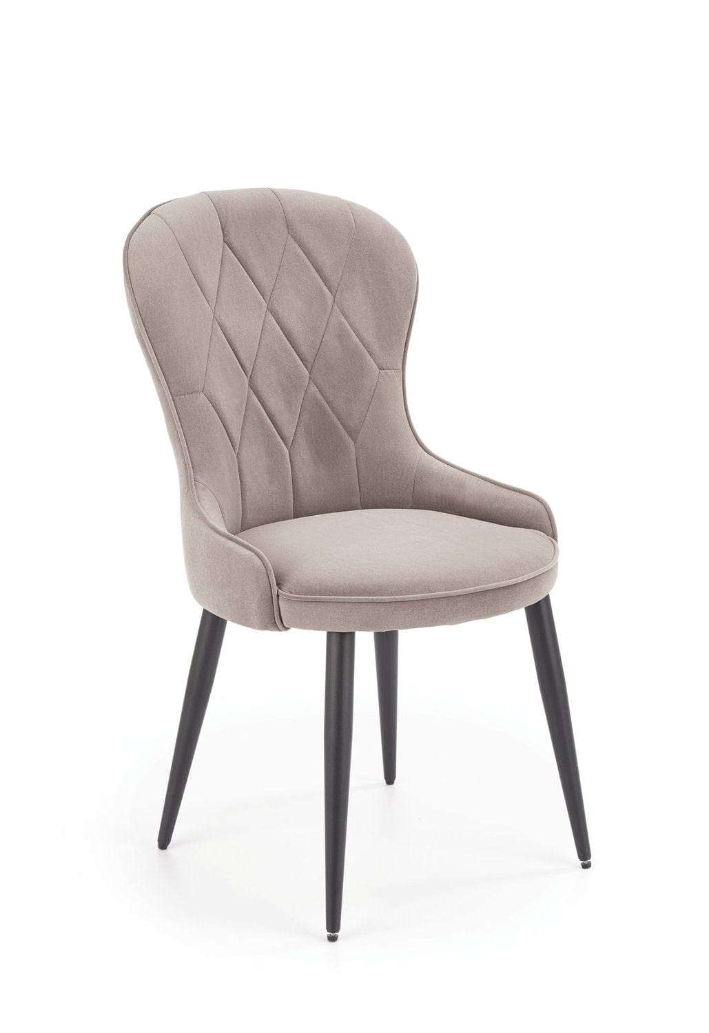 Sedia da pranzo in velluto K366 Beige