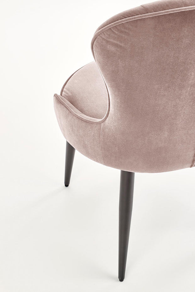 Sedia da pranzo in velluto K366 Beige (2)