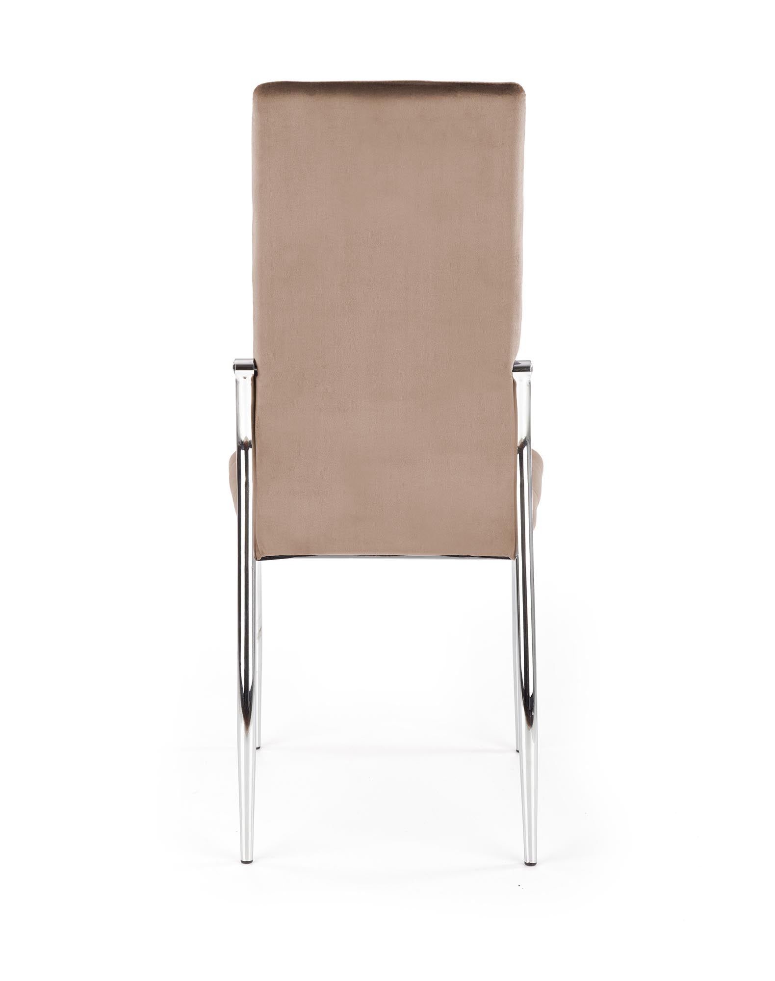 Sedia da pranzo in velluto K416 Beige (6)