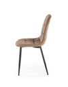 Sedia da pranzo in velluto K417 Beige (1)