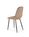 Sedia da pranzo in velluto K417 Beige (2)
