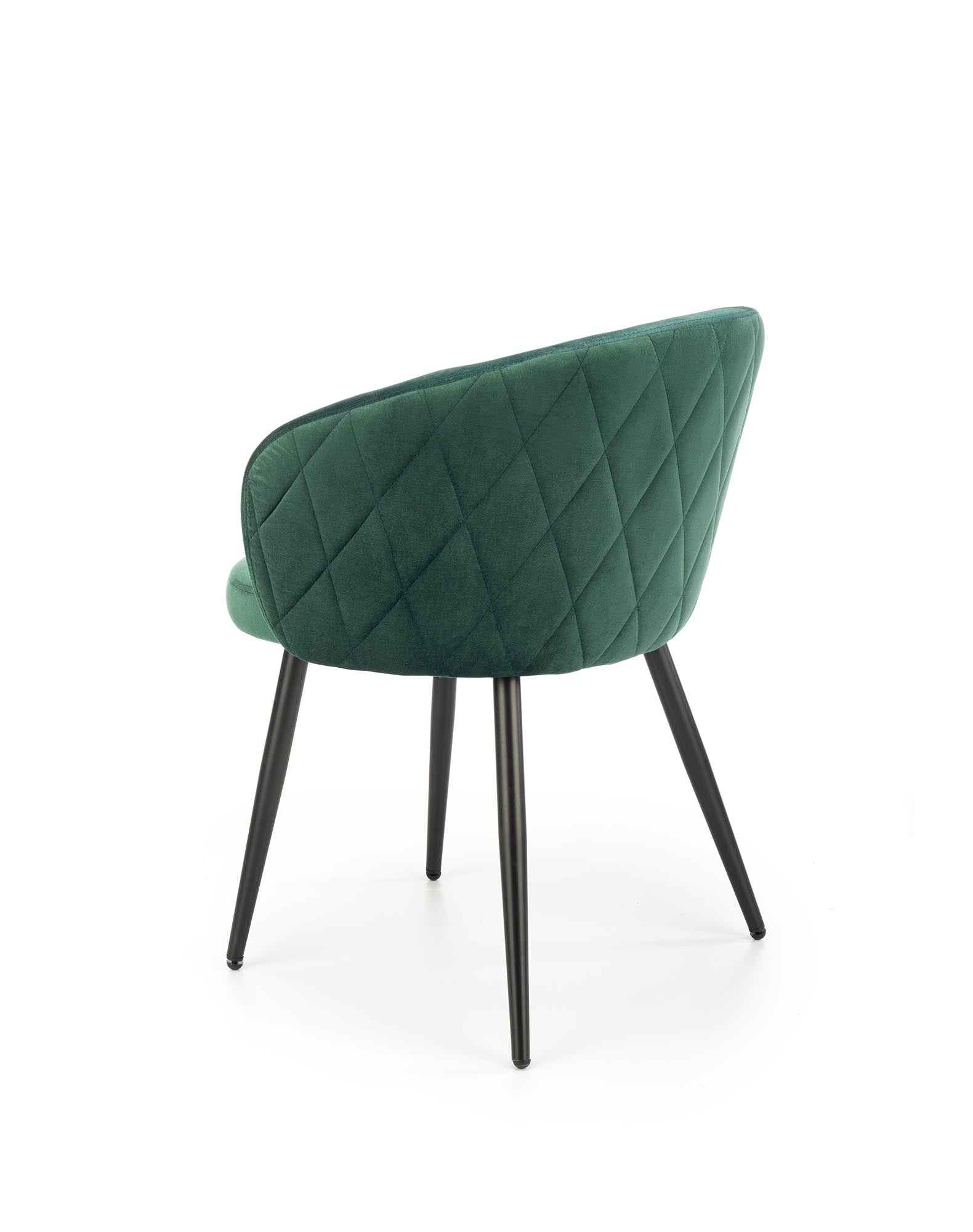 Sedia da pranzo in velluto K430 Verde (2)