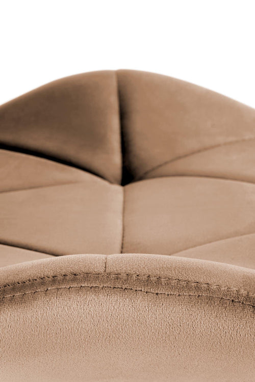 Sedia da pranzo in velluto K453 Beige (1)