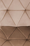 Sedia da pranzo in velluto K453 Beige (2)
