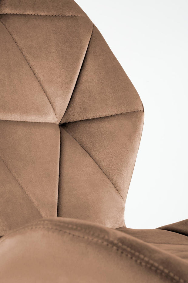 Sedia da pranzo in velluto K453 Beige (3)