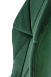 Sedia da pranzo in velluto K453 Verde (1)