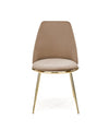 Sedia da pranzo in velluto K460 Beige (1)