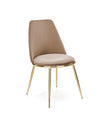 Sedia da pranzo in velluto K460 Beige (2)