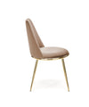 Sedia da pranzo in velluto K460 Beige (6)