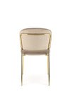 Sedia da pranzo in velluto K499 Beige (1)