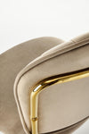 Sedia da pranzo in velluto K499 Beige (6)