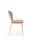Sedia da pranzo in velluto K499 Rosa (3)