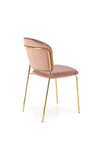 Sedia da pranzo in velluto K499 Rosa (4)
