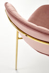 Sedia da pranzo in velluto K499 Rosa (6)