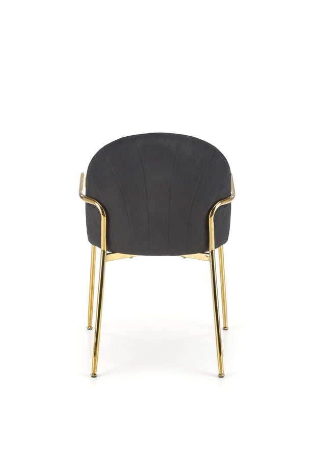 Sedia da pranzo in velluto K500 Beige (2)