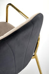 Sedia da pranzo in velluto K500 Beige (7)