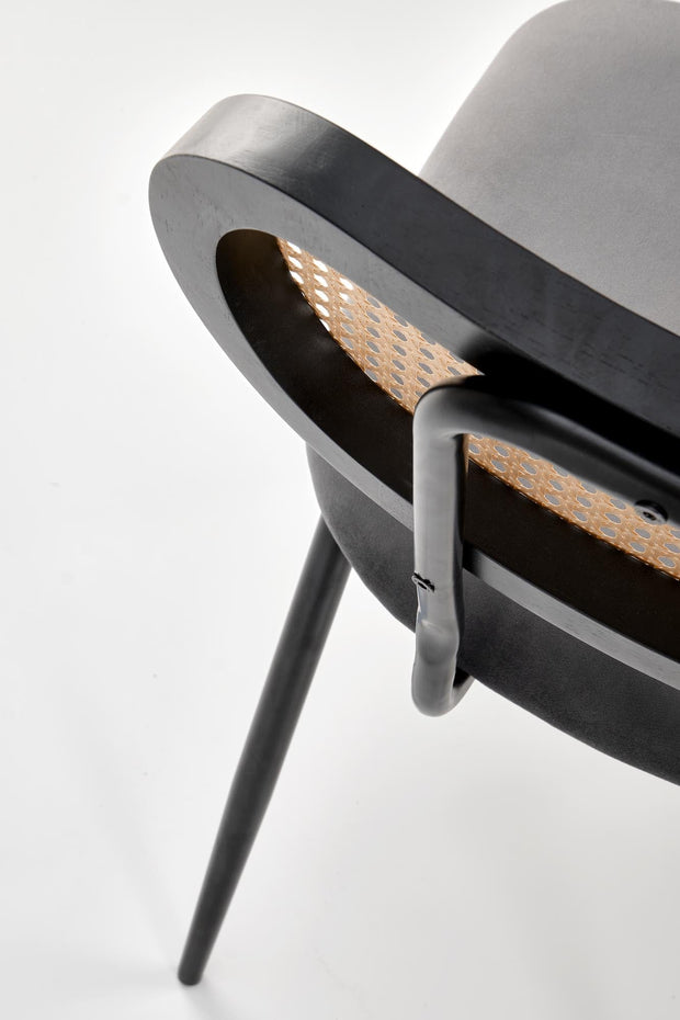 Sedia da pranzo in velluto K503 Grigio (7)