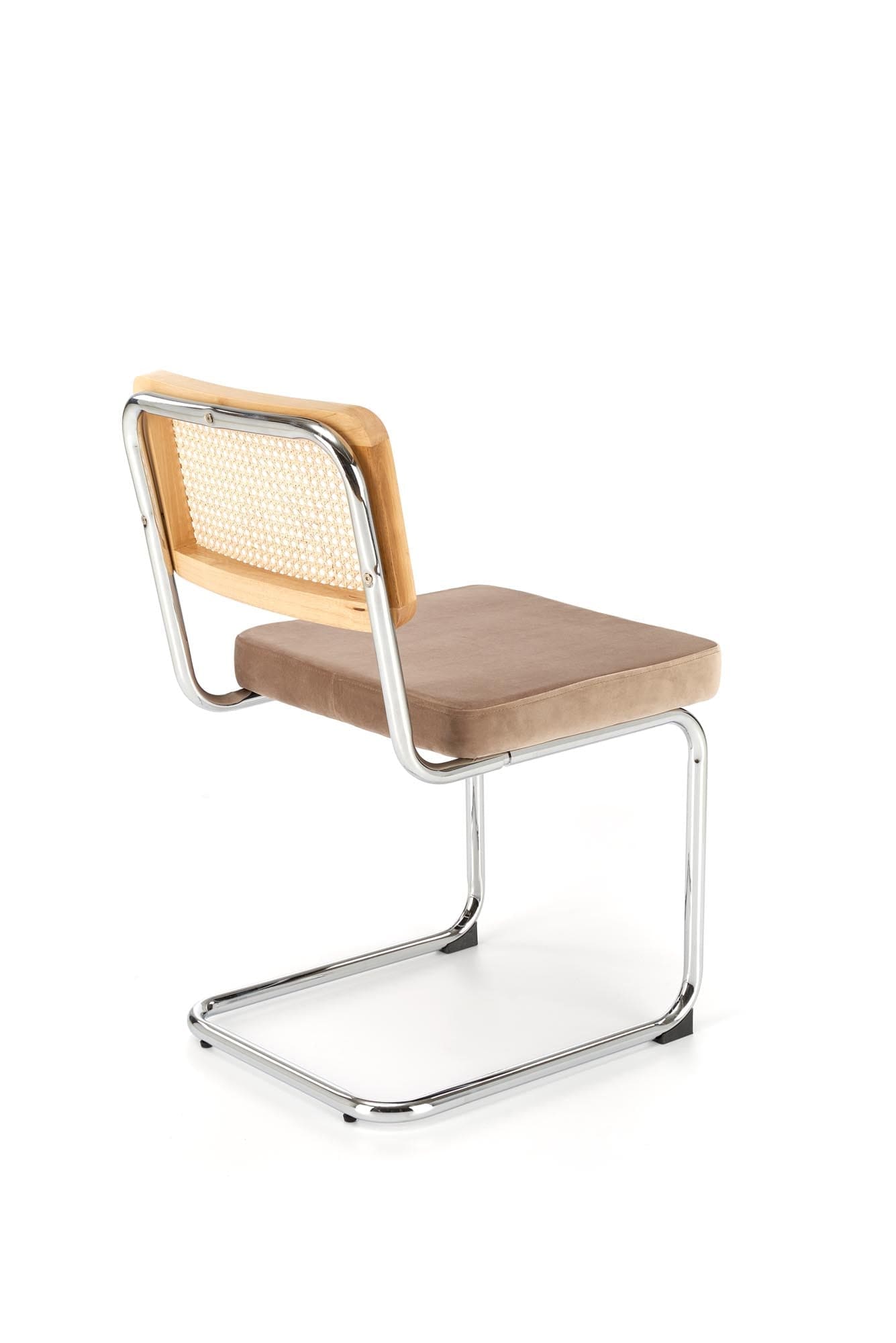 Sedia da pranzo in velluto K504 Beige (1)