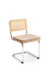 Sedia da pranzo in velluto K504 Beige (3)