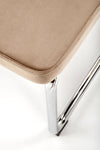Sedia da pranzo in velluto K504 Beige (7)