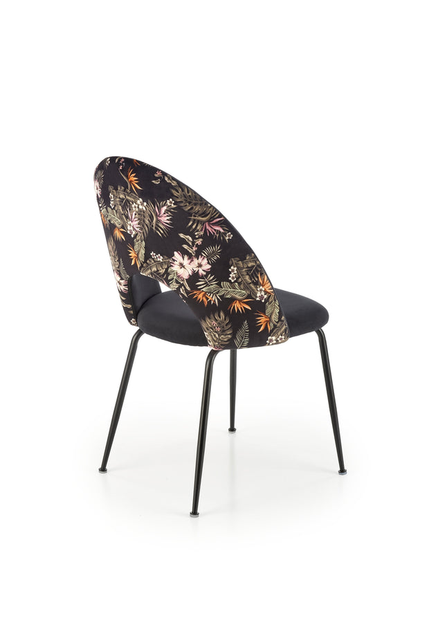 Sedia da pranzo in velluto K505 Multicolore (3)