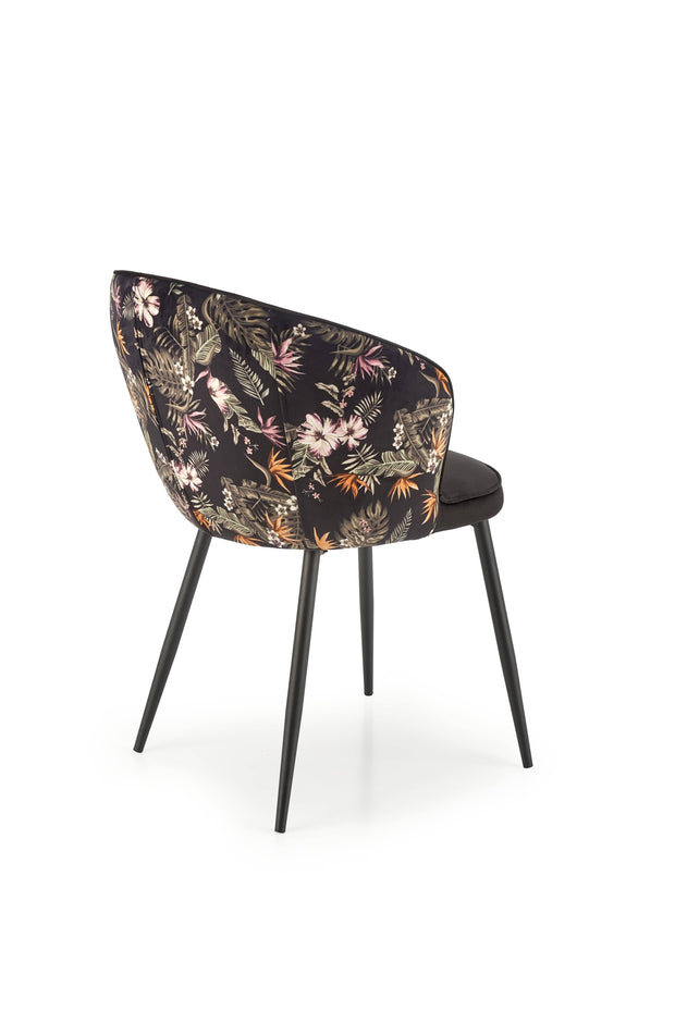 Sedia da pranzo in velluto K506 Multicolore (3)