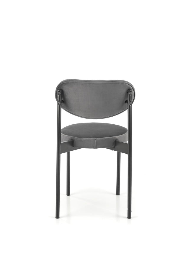 Sedia da pranzo in velluto K509 Grigio (1)