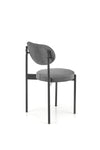 Sedia da pranzo in velluto K509 Grigio (5)