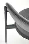 Sedia da pranzo in velluto K509 Grigio (6)