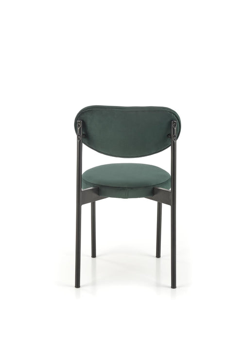 Sedia da pranzo in velluto K509 Verde (1)