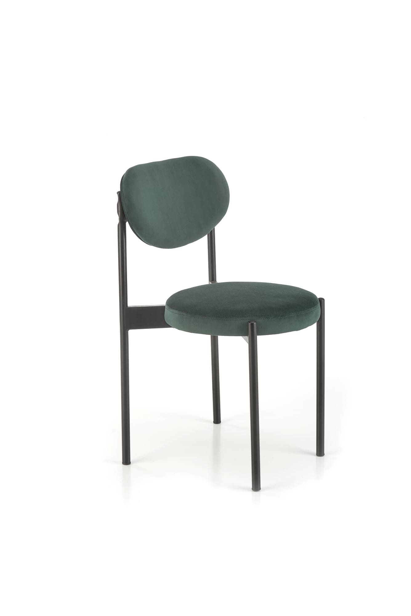 Sedia da pranzo in velluto K509 Verde (4)