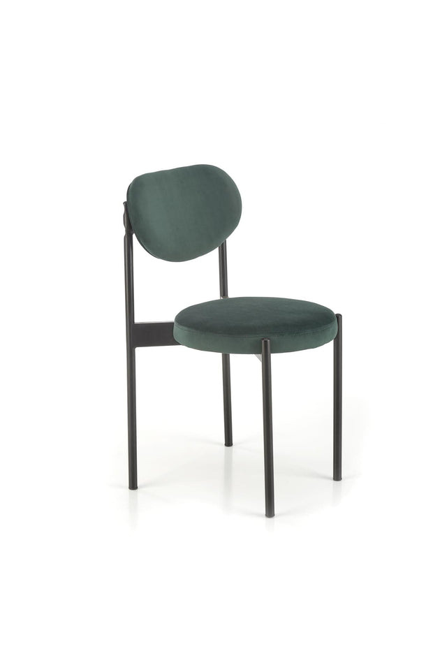 Sedia da pranzo in velluto K509 Verde (4)