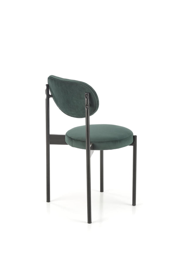 Sedia da pranzo in velluto K509 Verde (5)