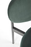 Sedia da pranzo in velluto K509 Verde (6)