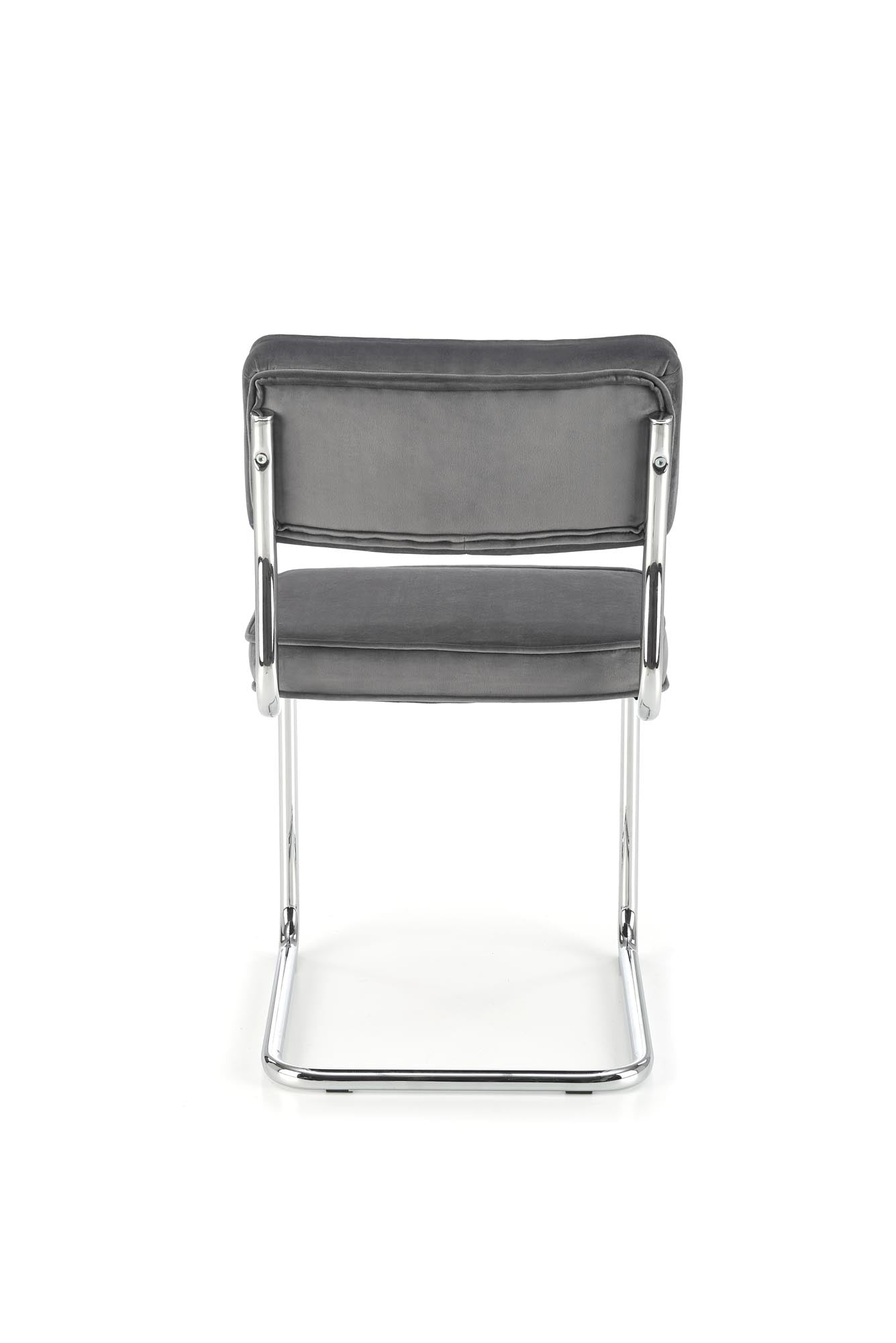 Sedia da pranzo in velluto K510 Grigio (1)