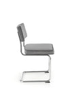 Sedia da pranzo in velluto K510 Grigio (3)