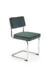 Sedia da pranzo in velluto K510 Verde