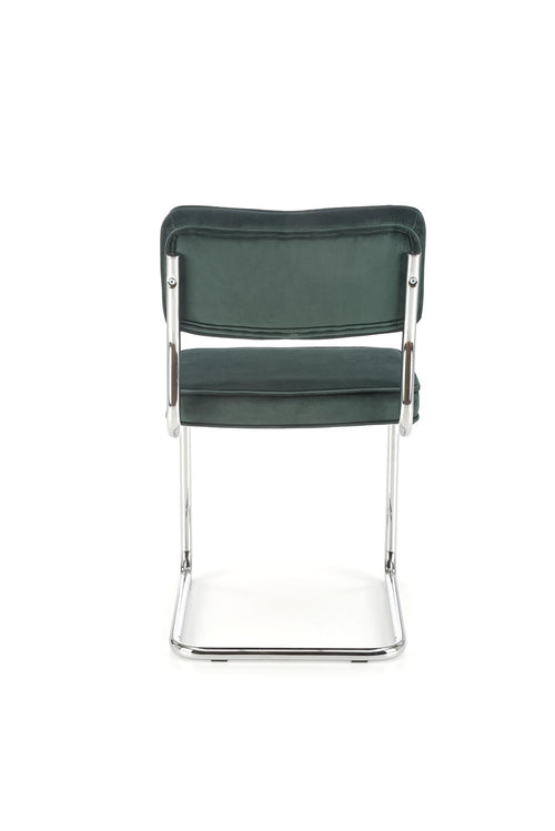 Sedia da pranzo in velluto K510 Verde (1)